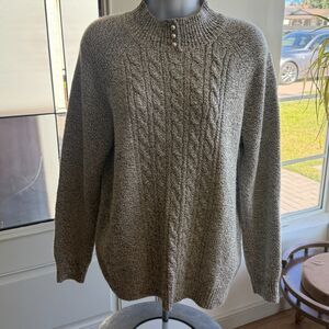 Karen Scott Heathered Knit Sweater